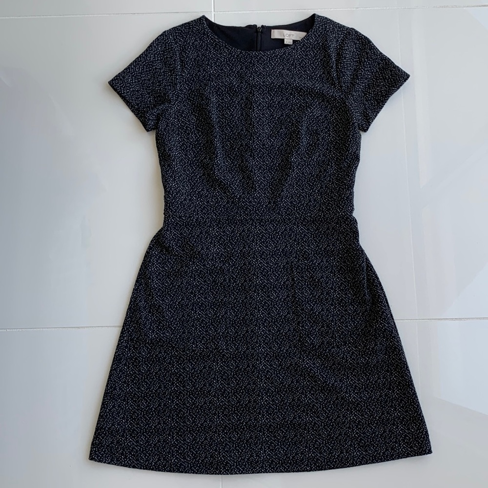 Loft 2P Black Dress